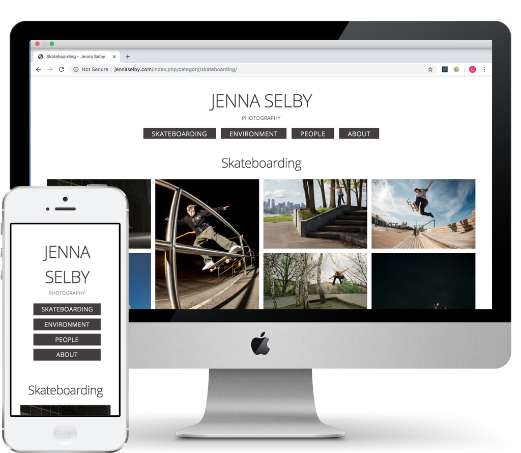 Website of Jenna Selby